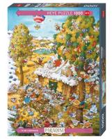 Puzzle 1000 Raj w lecie. Wydawca: Heye. SmakLiter.pl Opakowanie Puzzle 1000 Raj w lecie