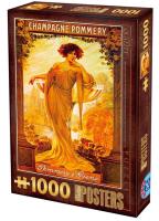 Opakowanie Puzzle 1000 Stare plakaty, Reklama perfum