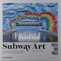 Puzzle 1000 Subway Art - Rainbow. Wydawca: Printworks. SmakLiter.pl Opakowanie Puzzle 1000 Subway Art - Rainbow