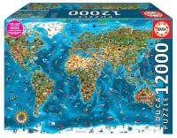 Puzzle 12000 Cuda świata G3. Wydawca: Educa. SmakLiter.pl Opakowanie Puzzle 12000 Cuda świata G3