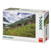Puzzle 3000 Norwegia, Wioska nad Fiordem. Wydawca: Dino Toys. SmakLiter.pl Opakowanie Puzzle 3000 Norwegia, Wioska nad Fiordem