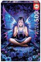 Puzzle 500 Czarodziejka, Anne Stokes G3. Wydawca: Educa. SmakLiter.pl Opakowanie Puzzle 500 Czarodziejka, Anne Stokes G3
