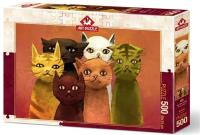 Opakowanie Puzzle 500 Koci team