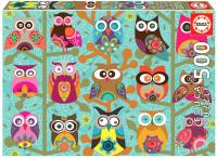Puzzle 500 Sowy G3. Wydawca: Educa. SmakLiter.pl Opakowanie Puzzle 500 Sowy G3