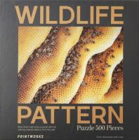 Puzzle 500 Wildlife Pattern Bee. Wydawca: Printworks. SmakLiter.pl Opakowanie Puzzle 500 Wildlife Pattern Bee