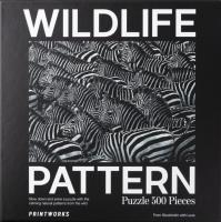 Puzzle 500 Wildlife Pattern Zebra. Wydawca: Printworks. SmakLiter.pl Opakowanie Puzzle 500 Wildlife Pattern Zebra