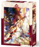 Opakowanie Puzzle 500 Wiolonczelistka