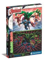 Opakowanie Puzzle Glowing 104 Avengers 27554