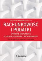 Okładka książki Rachunkowość i podatki wybrane zagadnienia