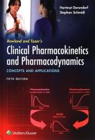 Okładka książki Rowland and Tozer's Clinical Pharmacokinetics and Pharmacodynamics: Concepts and Applications Fifth edition