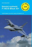 Samolot myśliwski F-16C/D Block 52+. Autor: Artur Wasilewski. SmakLiter.pl Okładka książki Samolot myśliwski F-16C/D Block 52+