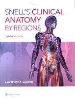 Okładka książki Snell's Clinical Anatomy by Regions Tenth edition