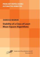Stability of a Class of Least Mean Square Algorithms. Autor: Bismor Dariusz. SmakLiter.pl Okładka książki Stability of a Class of Least Mean Square Algorithms