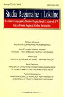 Opakowanie Studia regionalne i lokalne 2/2003