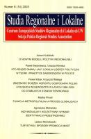 Opakowanie Studia regionalne i lokalne 4/2003