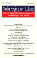 Opakowanie Studia regionalne i lokalne 4/2005
