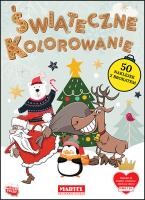 Okładka książki Świąteczne kolorowanie z naklejkami