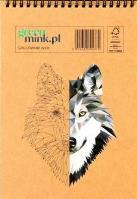 Opakowanie Szkicownik na spirali Wilk SZ06
