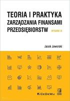 Okładka książki Teoria i praktyka zarządzania finansami.. w.3