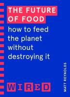 The Future of Food. Autor: Baxter-Reynolds Matt. SmakLiter.pl Okładka książki The Future of Food