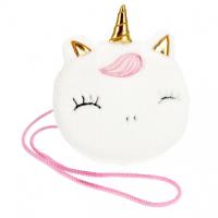 Opakowanie Torebka na ramię pluszowa White Unicorn