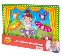 Opakowanie Układanka drewniana Baletnica uchwyty