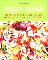 Vegan Salads. Autor: Amber Locke. SmakLiter.pl Okładka książki Vegan Salads