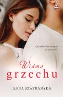 Widmo grzechu. Autor: Szafrańska Anna. SmakLiter.pl Okładka książki Widmo grzechu