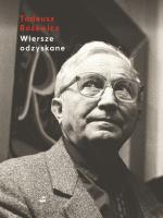 Wiersze odzyskane TW. Autor: Różewicz Tadeusz. SmakLiter.pl Okładka książki Wiersze odzyskane TW