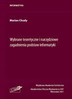 Wybrane teoretyczne i narzędziowe zagadnienia podstaw informatyki. Autor: Chudy Marian. SmakLiter.pl Okładka książki Wybrane teoretyczne i narzędziowe zagadnienia podstaw informatyki