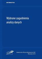 Wybrane zagadnienia analizy danych. Wydawca: Exit. SmakLiter.pl Opakowanie Wybrane zagadnienia analizy danych