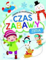 Okładka książki Zadania do kolorowania. Czas zabawy. Zima