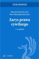 Zarys prawa cywilnego w4. Autor: Redakcja: prof. dr hab. Edward Gniewek, prof. dr hab. Piotr Machnikowski. SmakLiter.pl Okładka książki Zarys prawa cywilnego w4