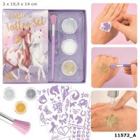 Zestaw brokatowych tatuaży Miss Melody  11572A. Wydawca: DEPESCHE. SmakLiter.pl Opakowanie Zestaw brokatowych tatuaży Miss Melody  11572A