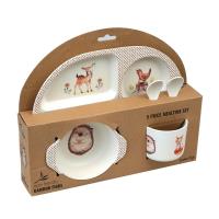 Opakowanie Zestaw Naczyń Dziecięcych z Melaminy 5 el.