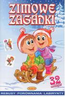 Zimowe zagadki. Autor: Ernest Błędowski. SmakLiter.pl Okładka książki Zimowe zagadki