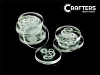 Opakowanie Znaczniki akryl transparentne smok v2 22x3mm 10szt