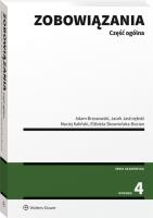 Zobowiązania Część ogólna. Autor: Brzozowski Adam, Jastrzębski Jacek, Kaliński Maciej, Skowrońska-Bocian Elżbieta. SmakLiter.pl Okładka książki Zobowiązania Część ogólna