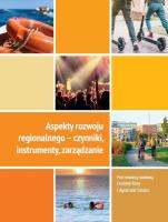Aspekty rozwoju regionalnego. Autor: dr hab. Grażyna Rosa, Smalec Agnieszka. SmakLiter.pl Okładka książki Aspekty rozwoju regionalnego