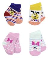 Baby born - Skarpetki 2 zestawy mix. Wydawca: Zapf. SmakLiter.pl Opakowanie Baby born - Skarpetki 2 zestawy mix