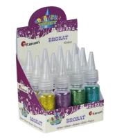 Opakowanie Brokat w buteleczce 6 kolorów (12szt)