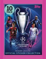 Opakowanie Champions League UEFA Saszetki z Naklejkami
