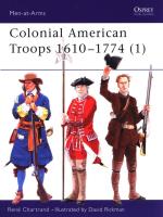 Okładka książki Colonial American Troops 1610-1774 (1)