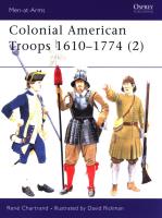 Okładka książki Colonial American Troops 1610-1774 (2)