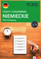 Czasy i czasowniki niemieckie Plan trening. A1-B2. Autor: Opracowanie zbiorowe. SmakLiter.pl Okładka książki Czasy i czasowniki niemieckie Plan trening. A1-B2