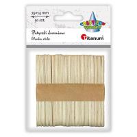 Opakowanie Drewniane patyczki łyżeczki 15x75mm 50szt