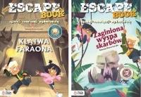 Escape Books Pakiet: Klątwa Faraona + Zaginiona... Autor: Tecnoscienza. SmakLiter.pl Okładka książki Escape Books Pakiet: Klątwa Faraona + Zaginiona..