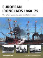 European Ironclads 1860-75. Autor: Angus Konstam. SmakLiter.pl Okładka książki European Ironclads 1860-75