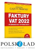 Okładka książki Faktury VAT 2022- po zmianach od 1 stycznia 2022
