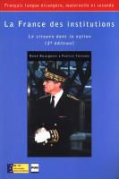 France des institutions. Autor: Bourgeois Rene, Patrice Terrone. SmakLiter.pl Okładka książki France des institutions